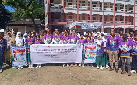 কাপ্তাইয়ে আন্তর্জাতিক কন্যাশিশু দিবস উদযাপন