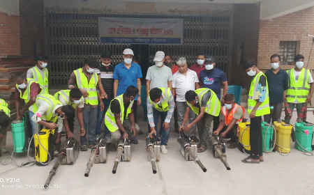 ফরিদপুরে ডেঙ্গু প্রতিরোধে পরিচ্ছন্নতা অভিযান পরিচালনা