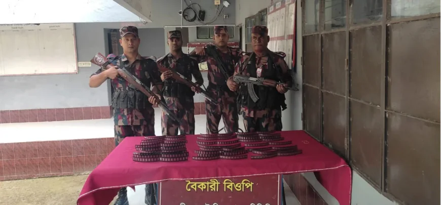 সাতক্ষীরা সীমান্তে ১১ লাখ টাকার ভারতীয় মালামাল জব্দ