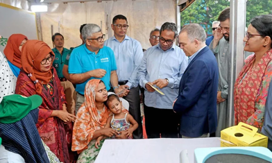 ৩৪ লাখ শিশুর টিকাদানে সহায়তা দিচ্ছে যুক্তরাষ্ট্র